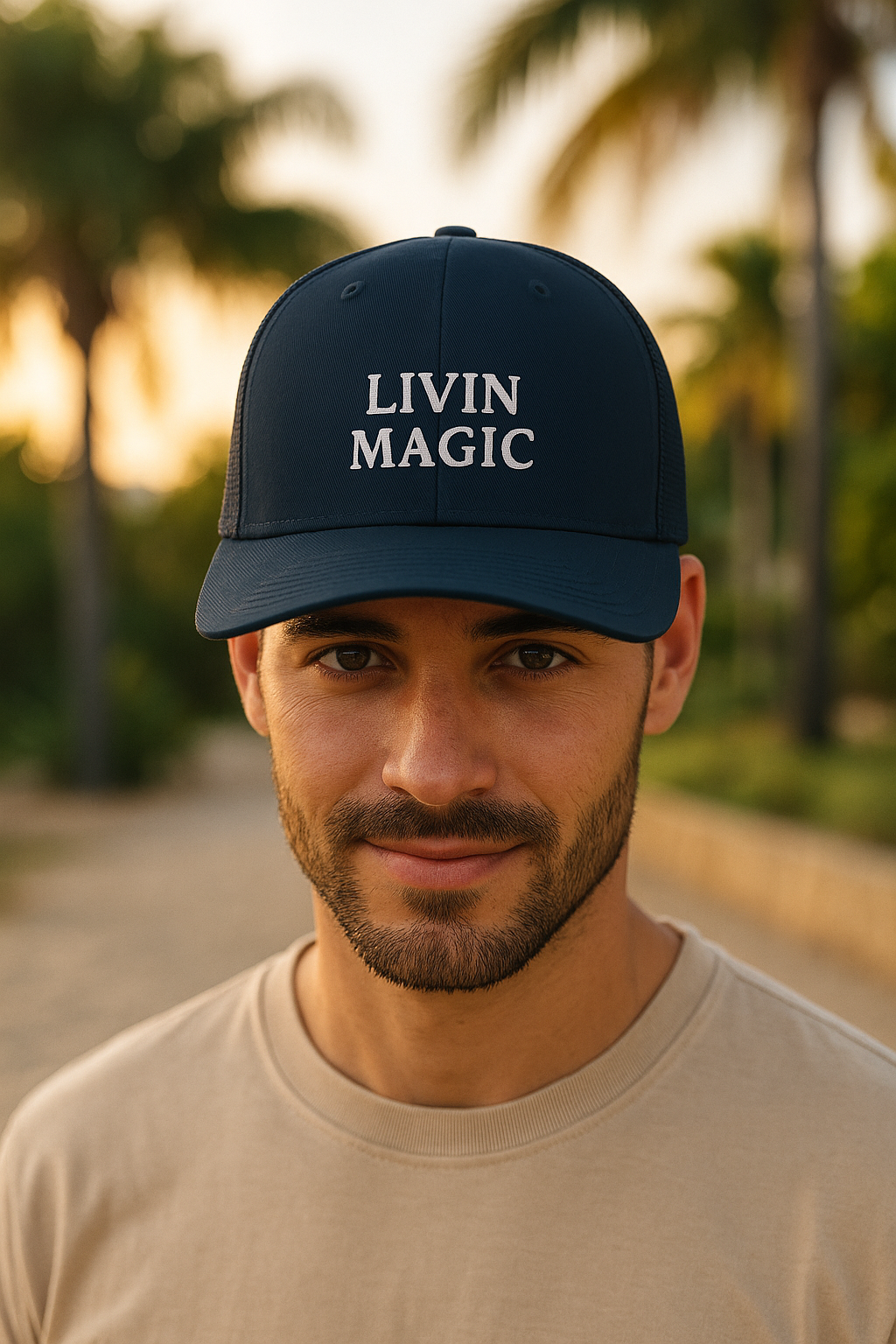 LIVIN MAGIC - Casquette Trucker brodée